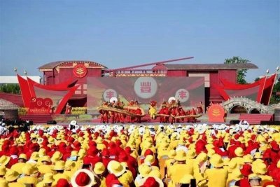 2021年中国农民丰收节嘉兴主场活动-“赛得林”精量播种流水线参加现场展示